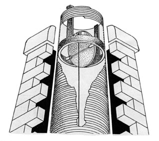 Spider Damper... round stainless steel top sealing chimney damper